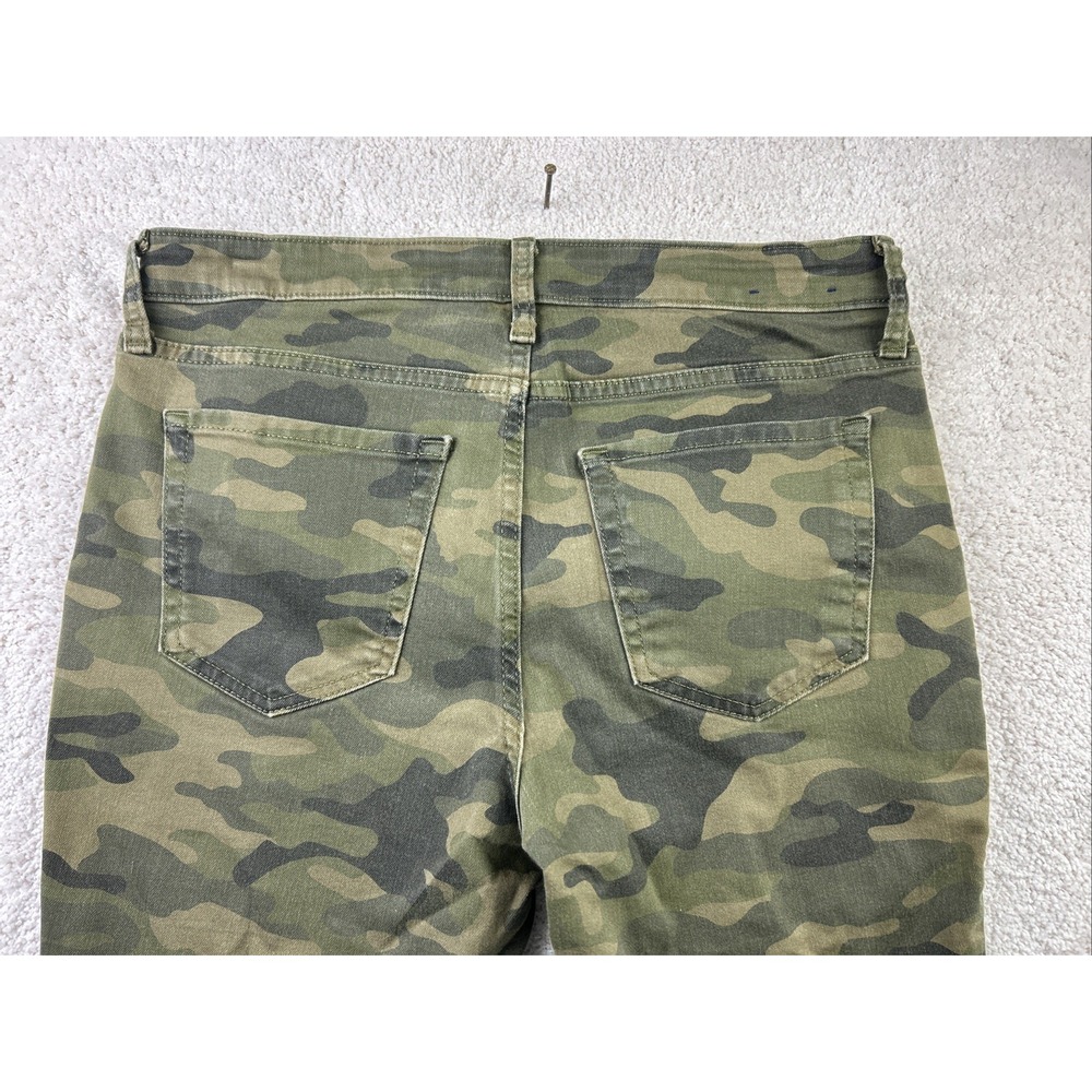 Gap High-Rise Skinny Legging Ankle Women's 30/10 (32x26) Army Camo Stretch - Picture 12 of 13
